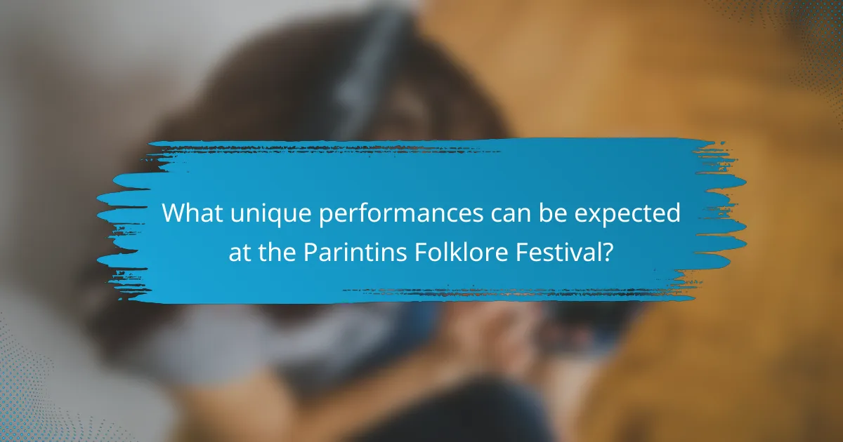 What unique performances can be expected at the Parintins Folklore Festival?